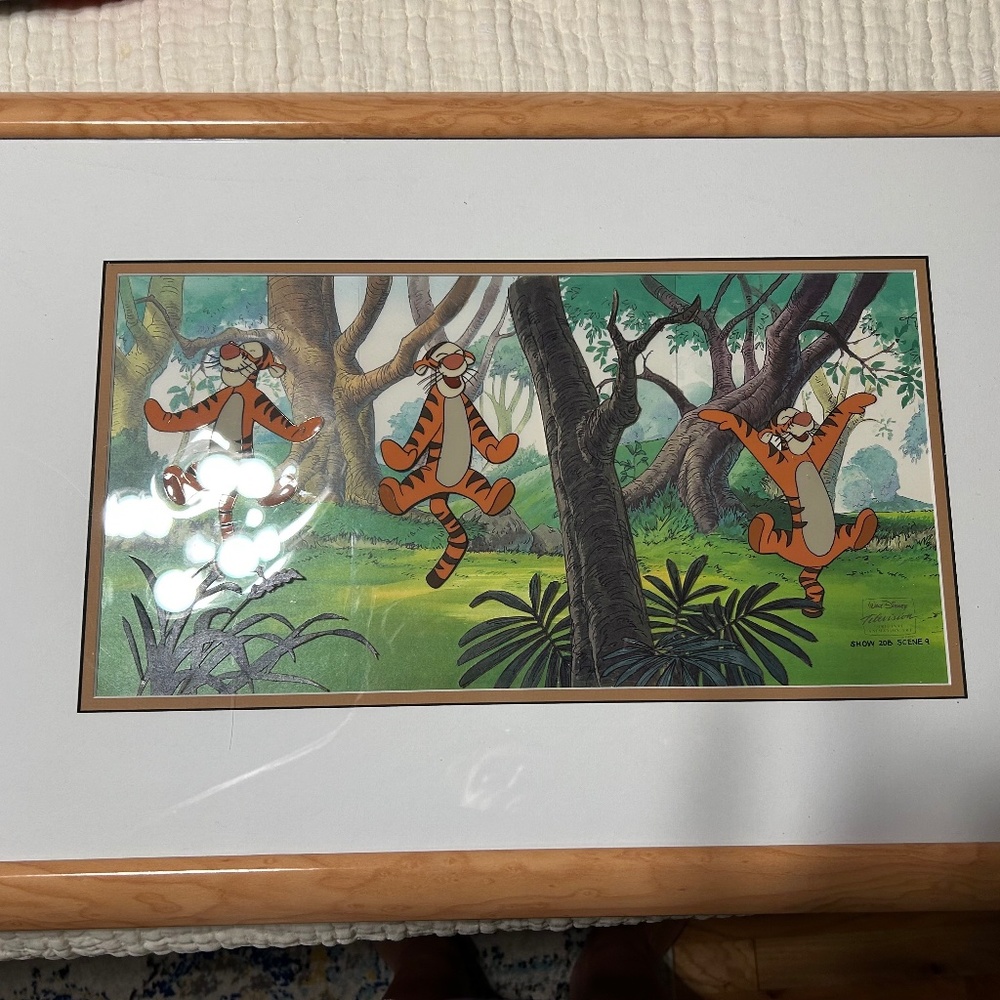 Original Walt Disney Porduction cel * episode Tiggers shoes